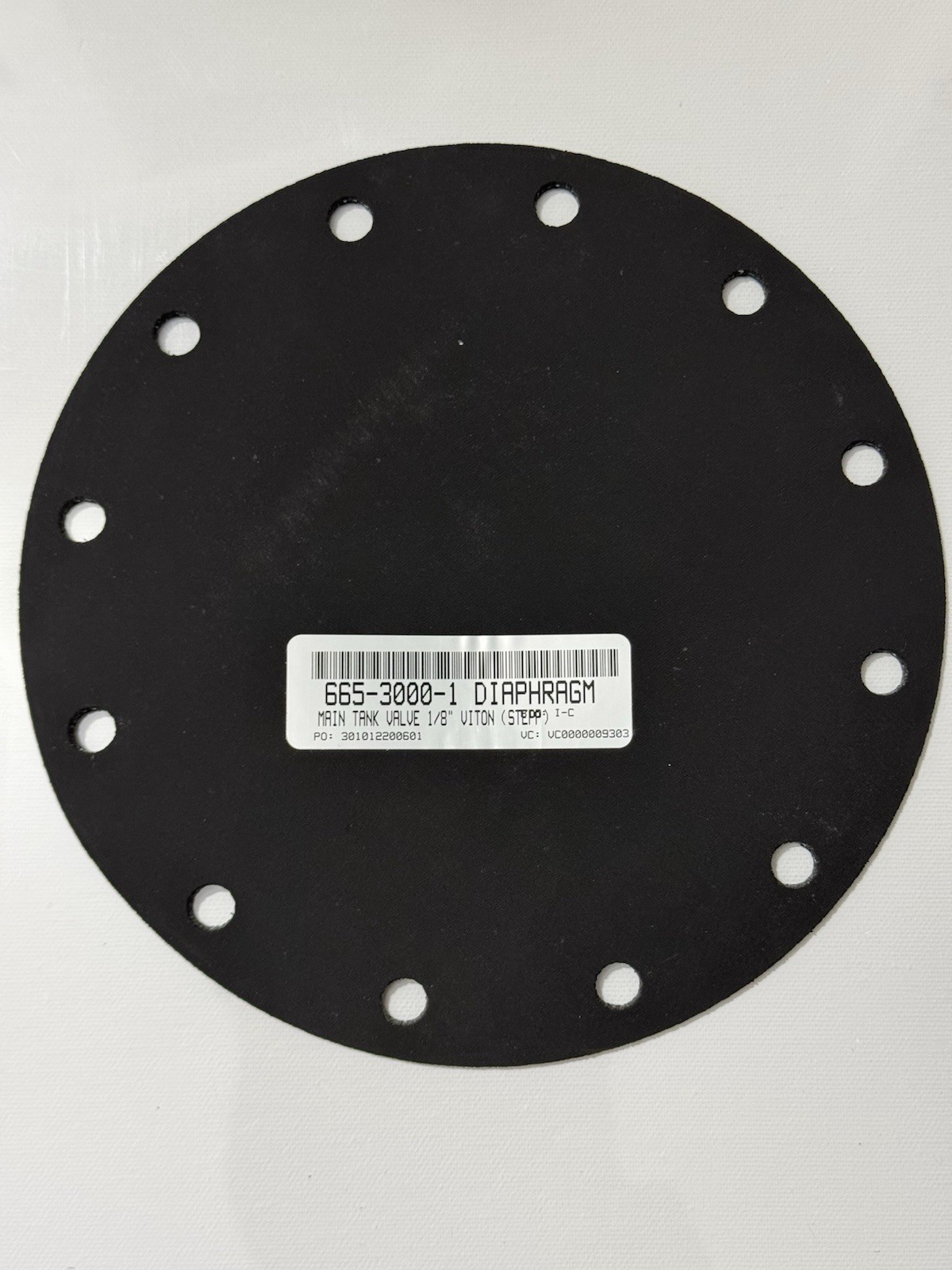 665-3000-1 Diaphragm – Main Tank Valve 1/8″ Viton (Replacement Part)