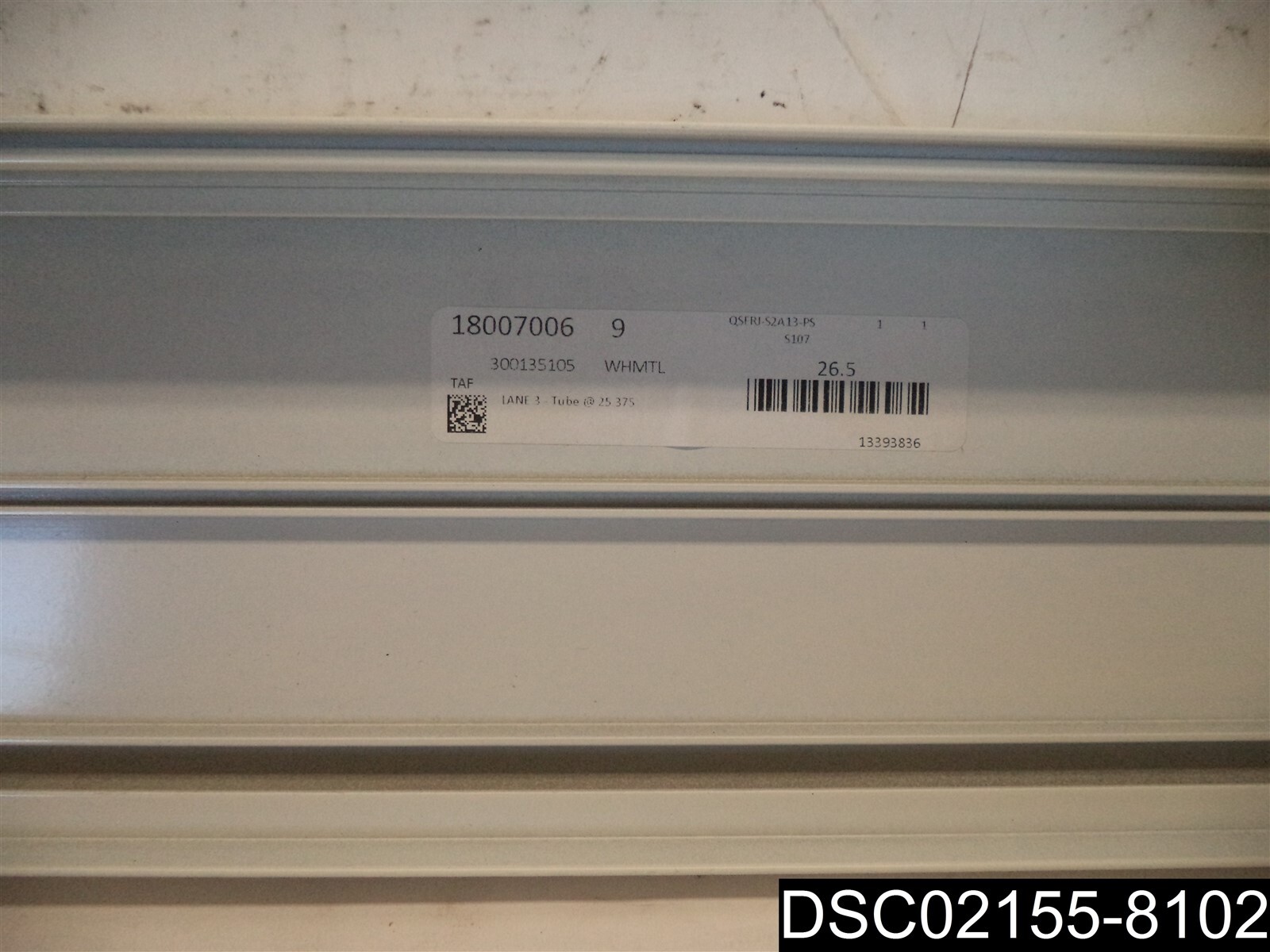 18007006, 300135105 WHMTL, 26″ X 5″ X 1-1/4″