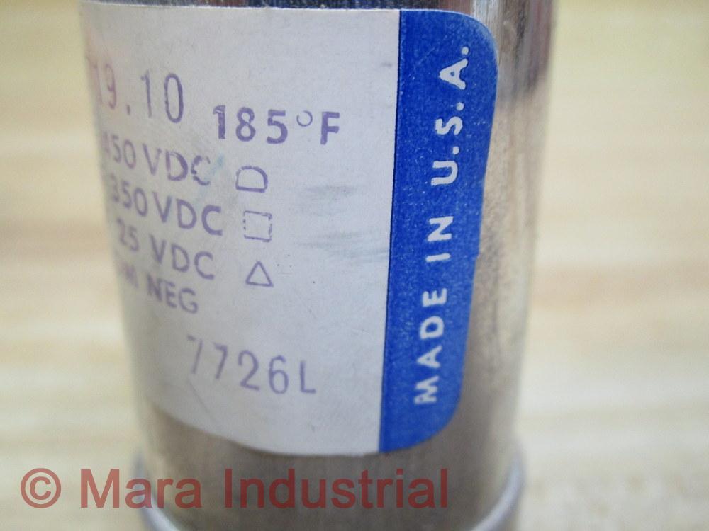 Sprague TVL3719.10 Capacitor TVL-3719.10
