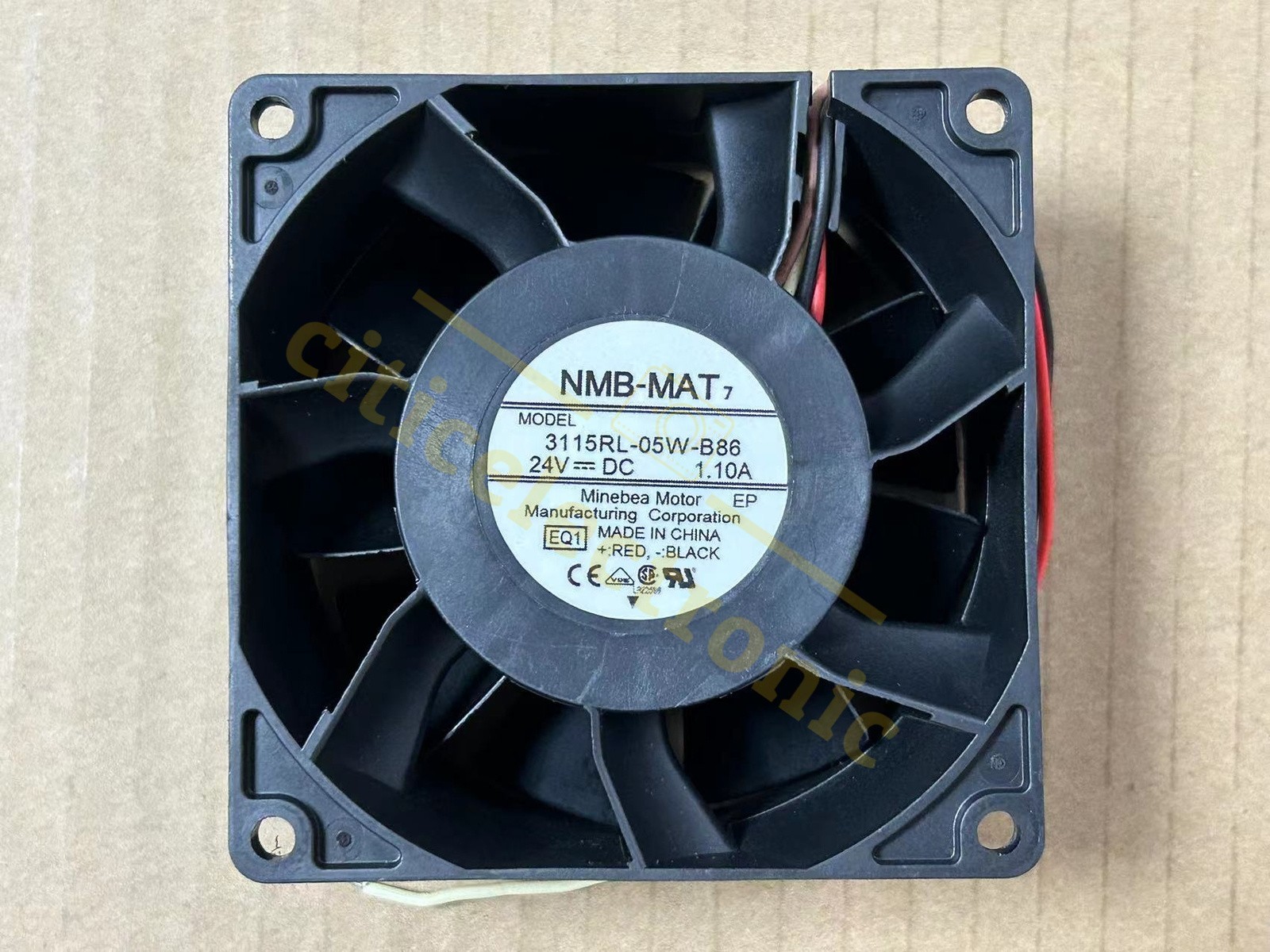 NMB-MAT 3115RL-05W-B86 24V 1.10A 8CM 4-wire inverter cooling fan
