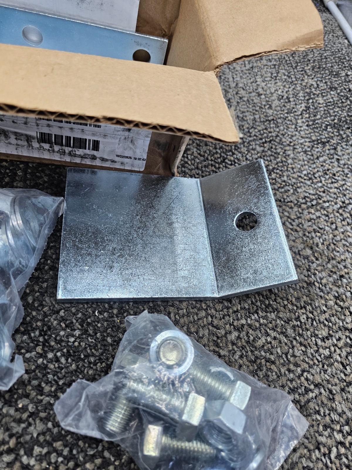 25CS-H HDW BASE SGL 25SER INDL Industrial Hardware Replacement Silver