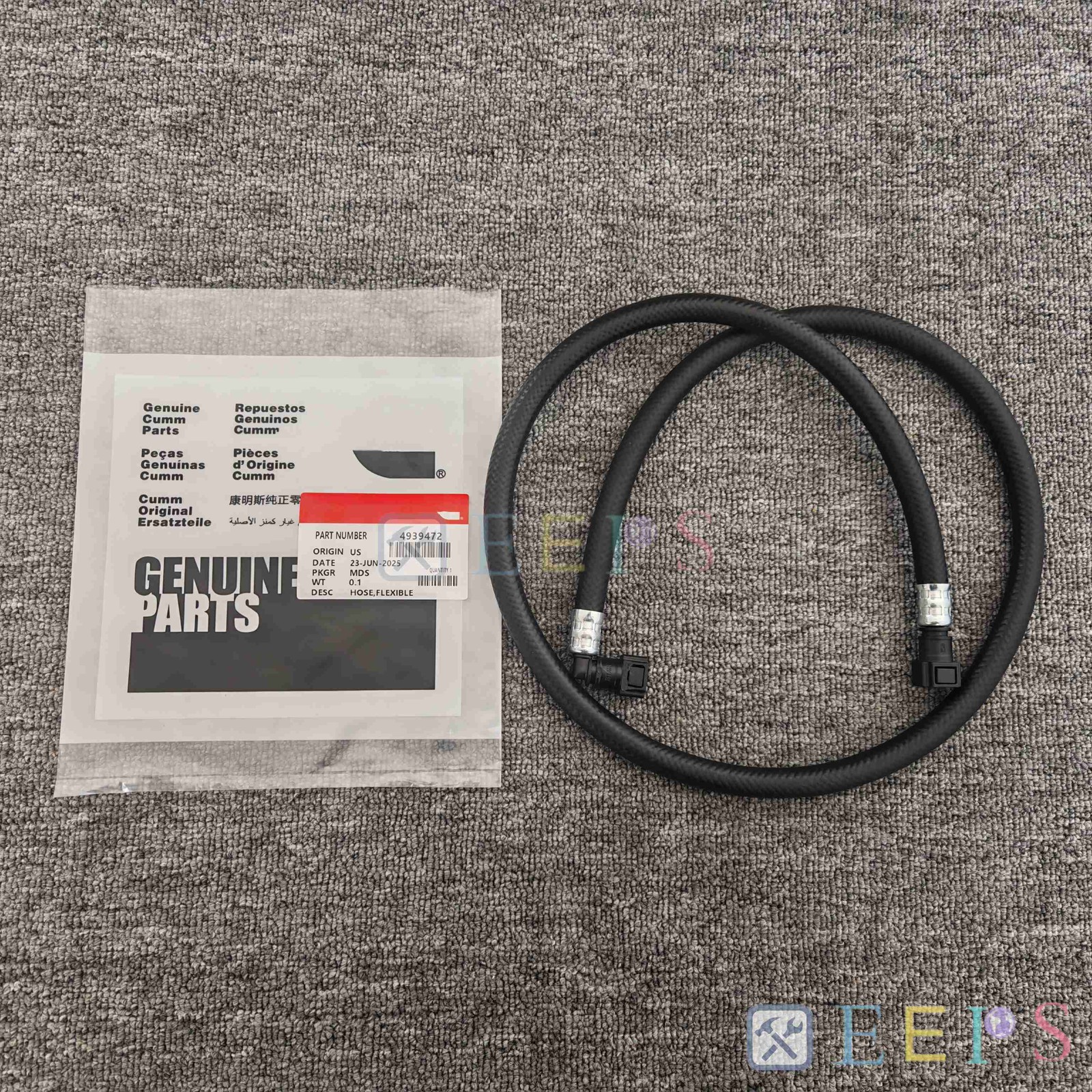 HOSE FLEXIBLE For Cummins 4B3.9 B5.9 6B5.9 B4.5 ISB 6.7 B129B B4.5S 4939472 US