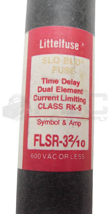 LOT OF 2 LITTLE FUSE FLSR-3 2/10 SLO-BLOW CLASS RK-5 FUSE FLRS-3-2/10