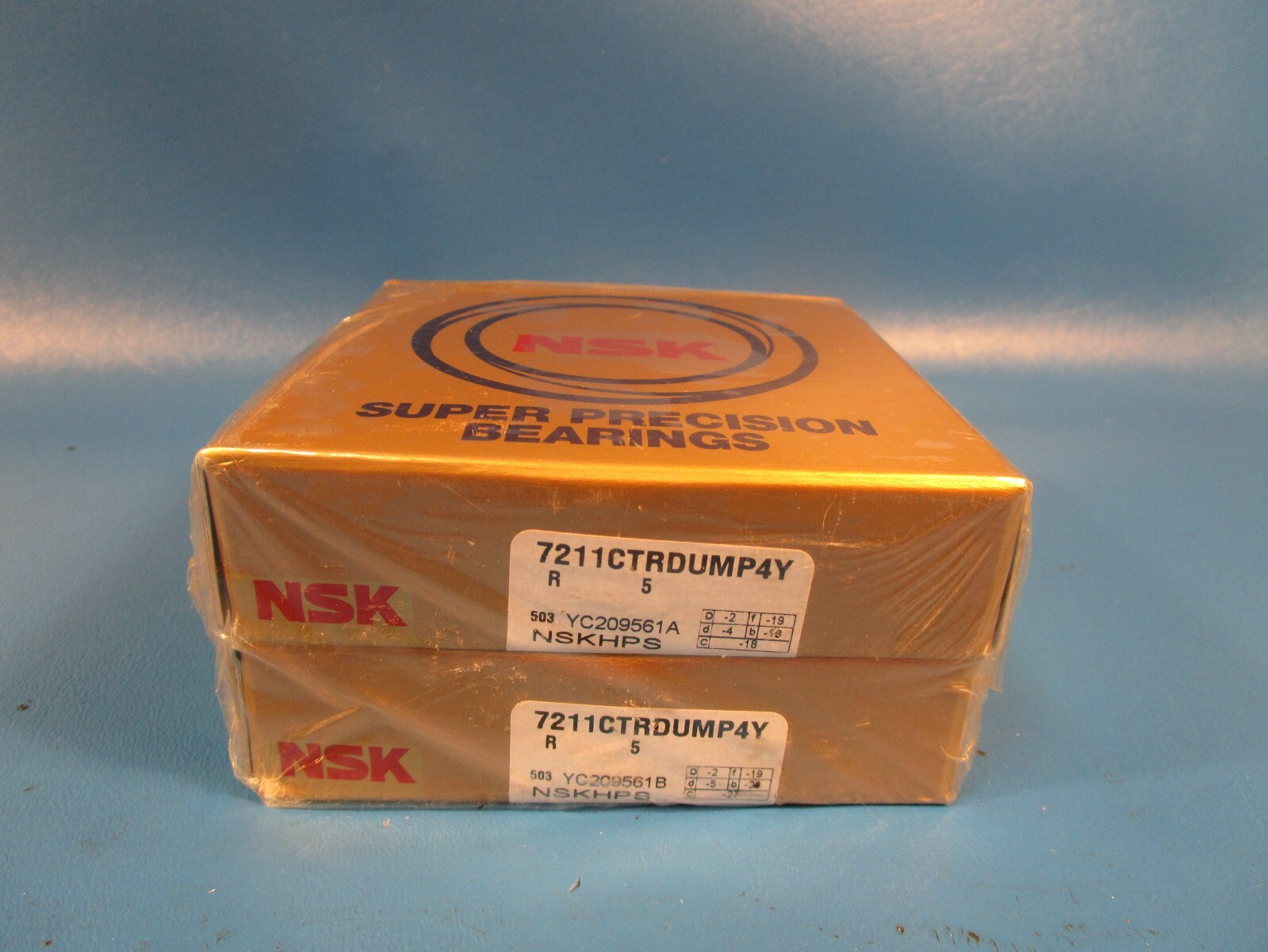 NSK 7211CTRDUMP4Y, 2 (1 Pair) Bearings, Super Precision Angular Contact