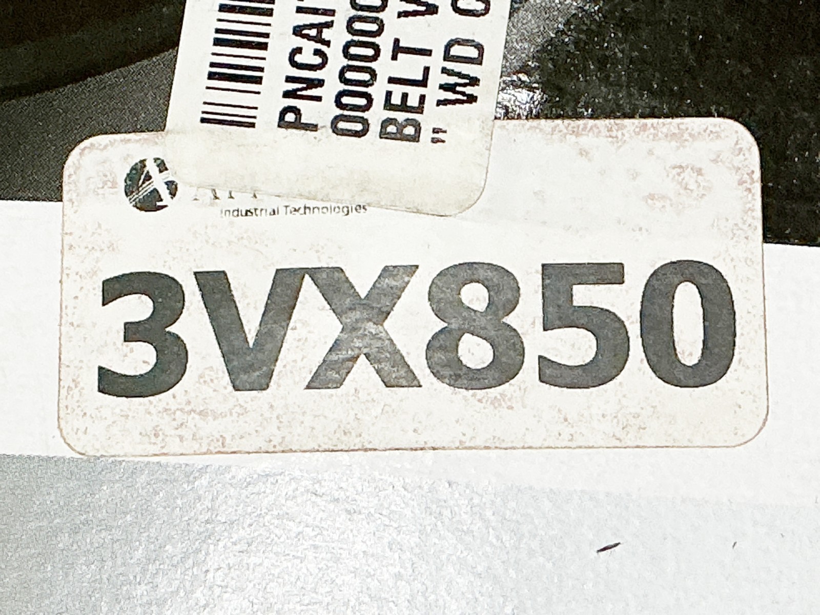 New Lot of 2 Continental 3VX850 Cogged V-Belt 85″ OD 0.38Width 1 Rib – No Box