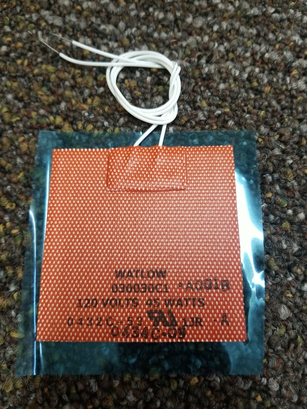 WATLOW 030030C1-A001B 120v 45w