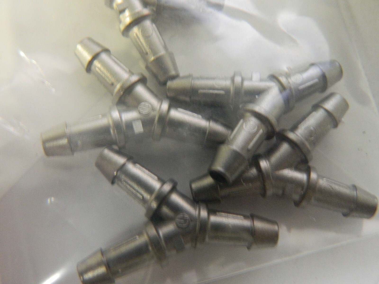 Pro 0.1″ Tube ID, Metal Barbed Y Tube Tube Connector QTY 5 41008244