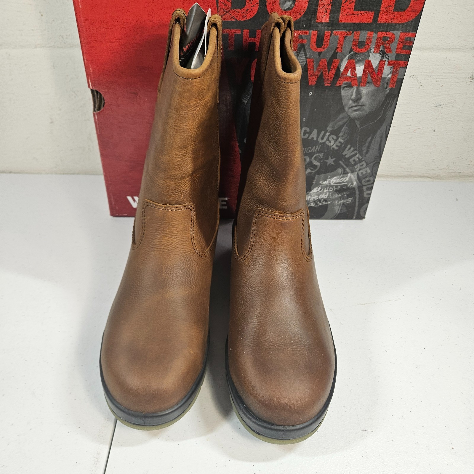 Wolverine Men’s Steel Toe W03258 DuraShocks Wellington Stone 9 M New