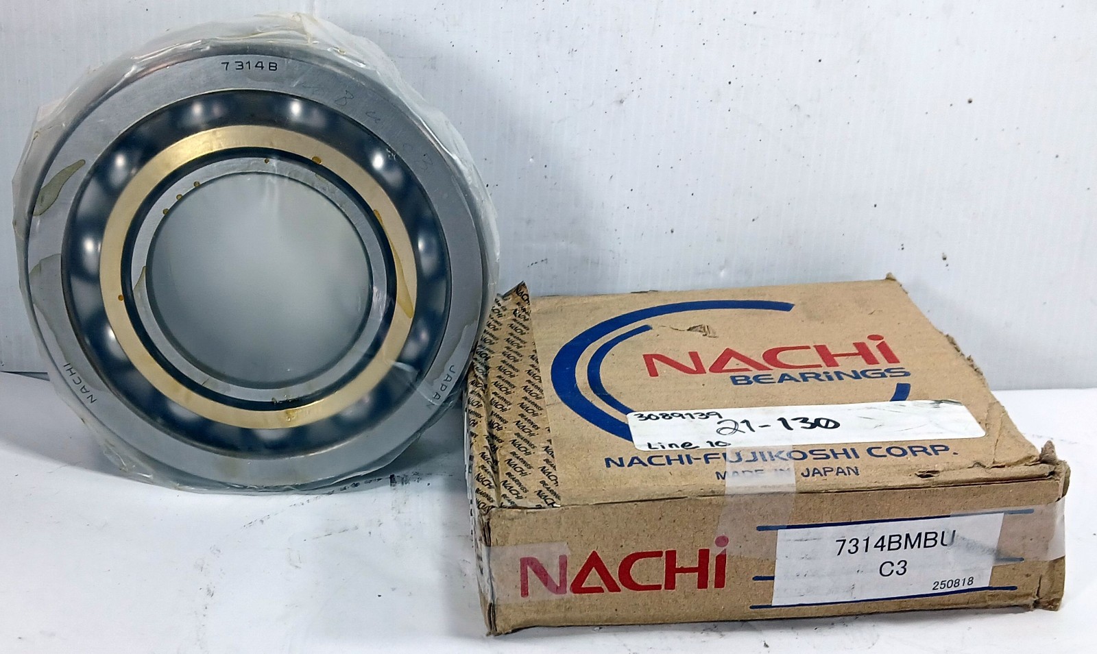 1 NEW NACHI 7314BMBUC3 70X150X35mm ANGULAR CONTACT BEARING NIB ***MAKE OFFER***