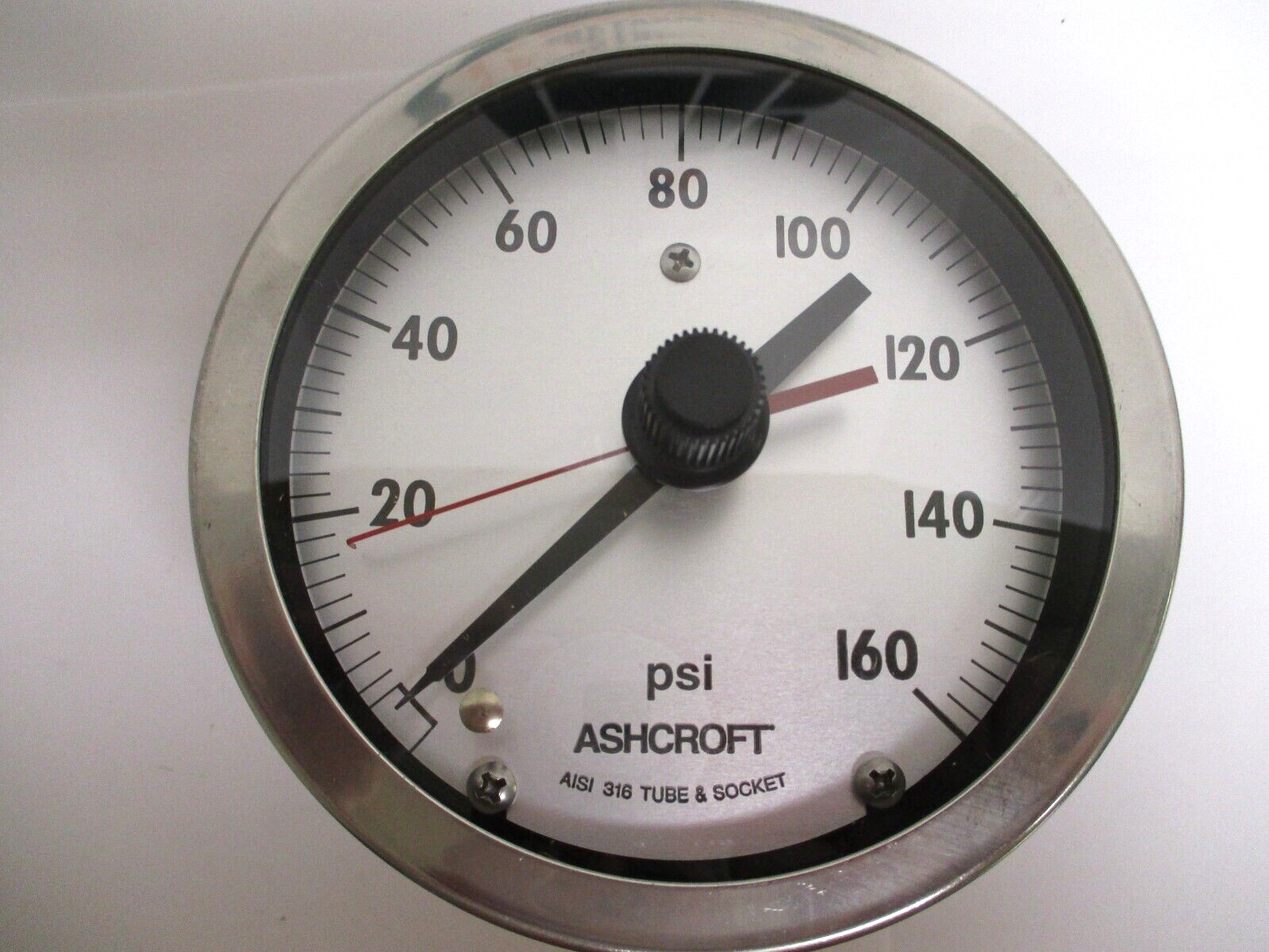 ASHCROFT , GENERAL SERVICE GAUGE , 45-1009S-02B-XEP-160# , 4-1/2″ , 1/4″ MNPT