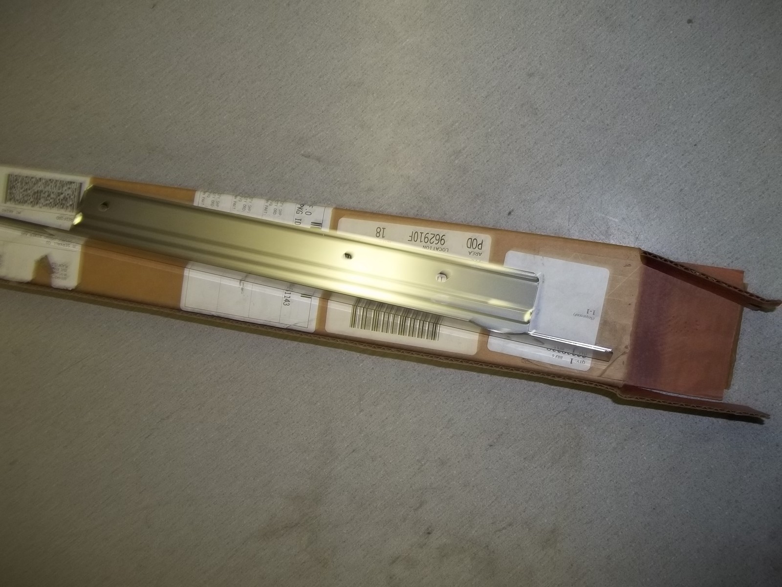 NEW FSP 2223823S Whirlpool Refrigerator Bottom Door Trim, Stainless Steel