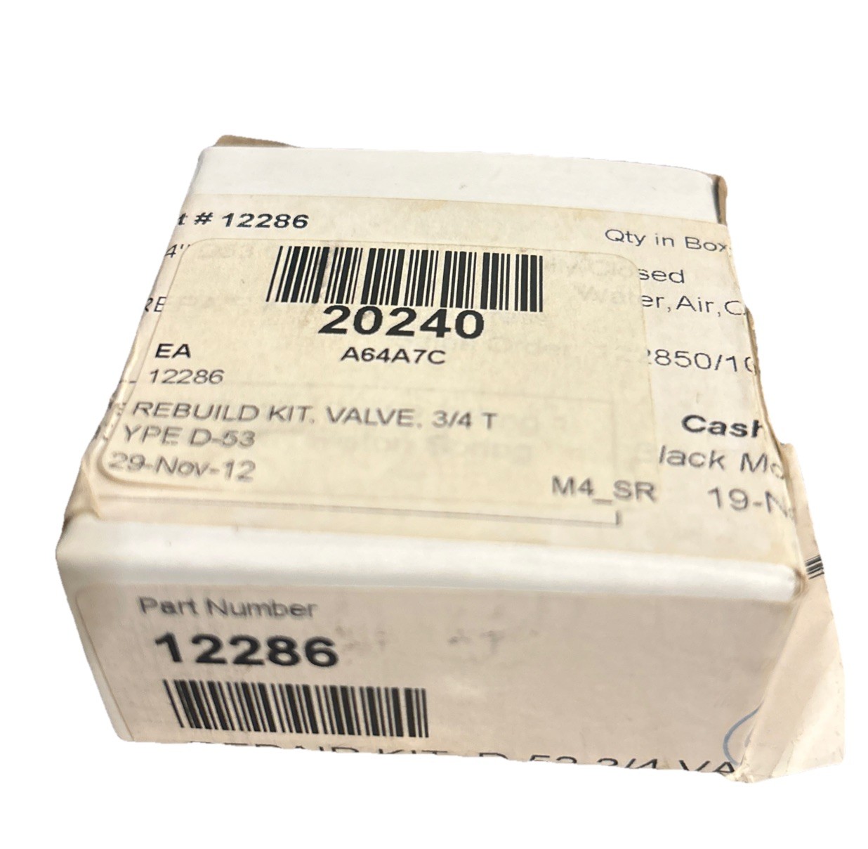 Cash Valve 12286 rebuild kit for a 3/4″ Type D-53 valve. Free Shipping! 6B