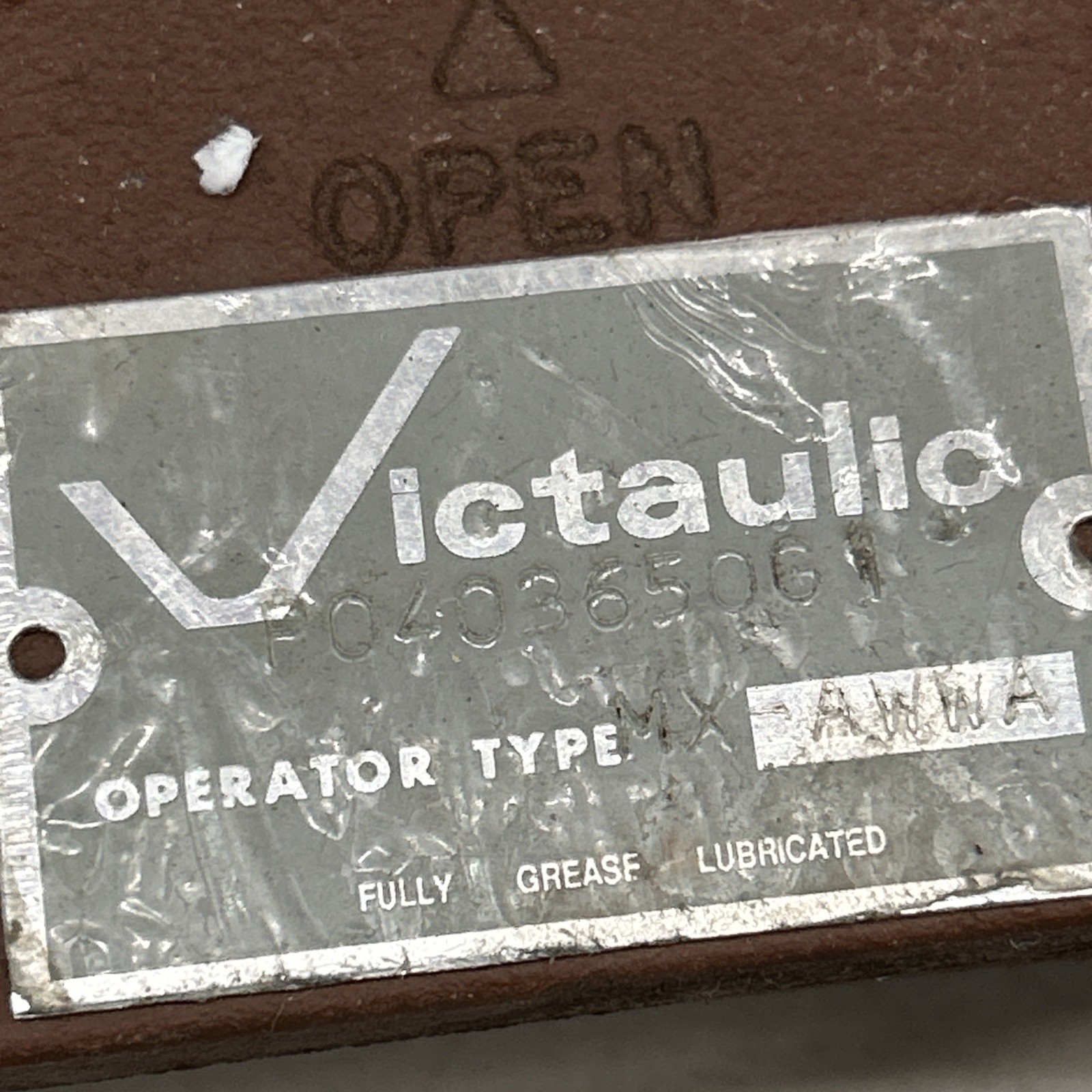 Victaulic AWWA Gear Operator 3 available with handles Free Priority Shipping