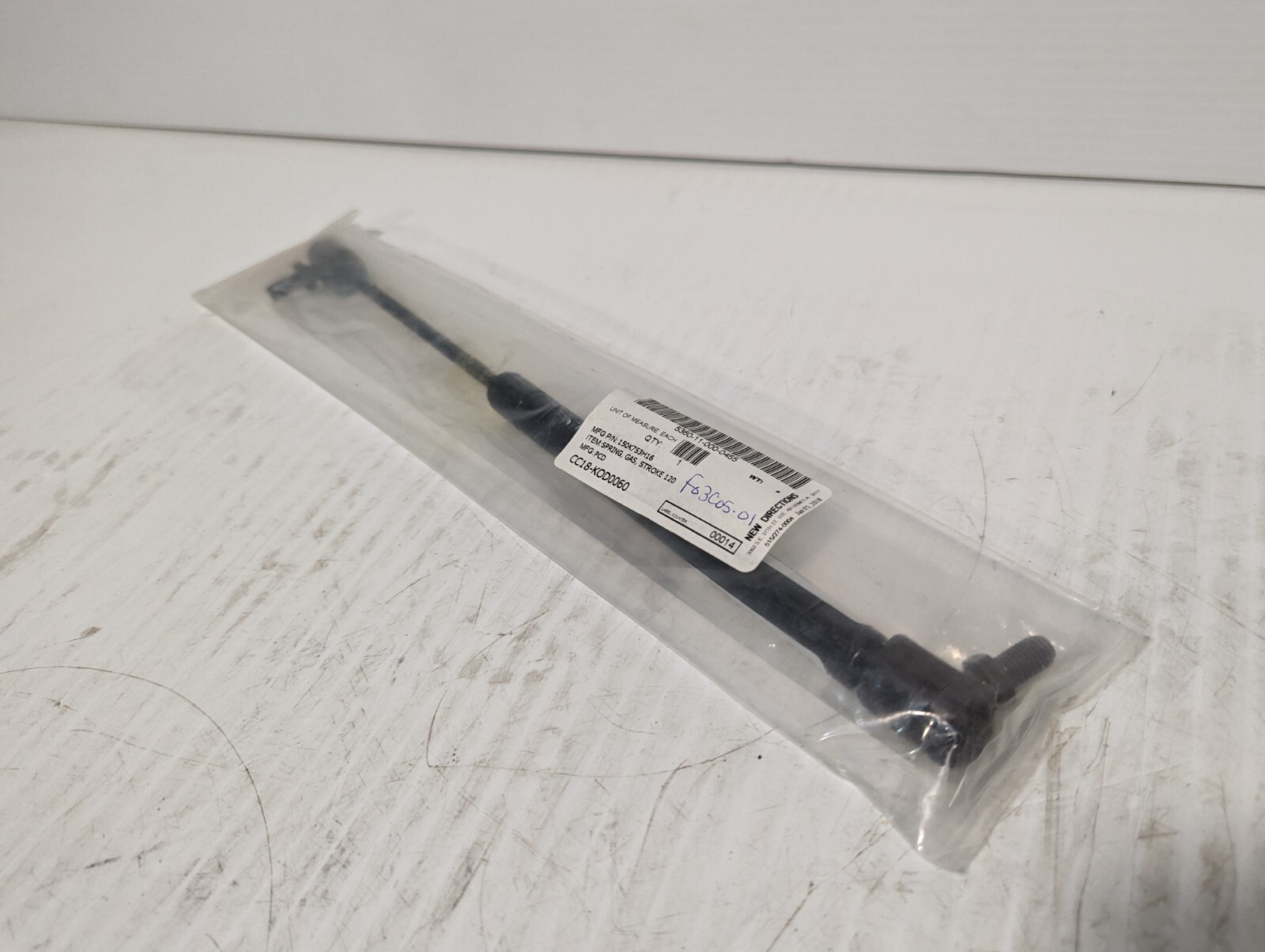 IGS 66Z100058ZZ0200 Volumeline Gas Spring 120mm Stroke, 45 lbs. Force -Free Ship