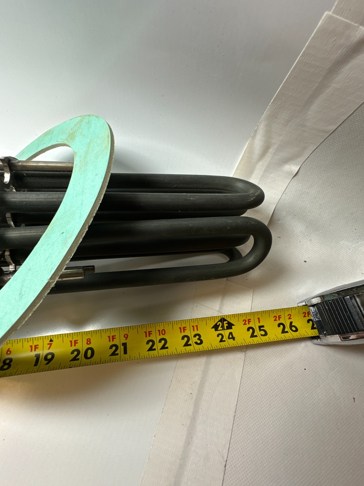 Watlow 6-22-222-76 Tubular Immersion Heater 480V 18kw 3ph 1435 17.37/20.11 OHM