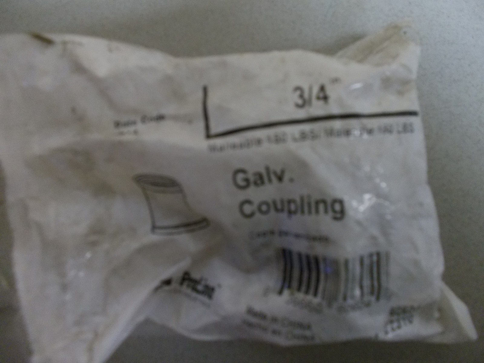 NEW Mueller Industries Pro Line Galvanized Coupling 3/4″ *FREE SHIPPING*