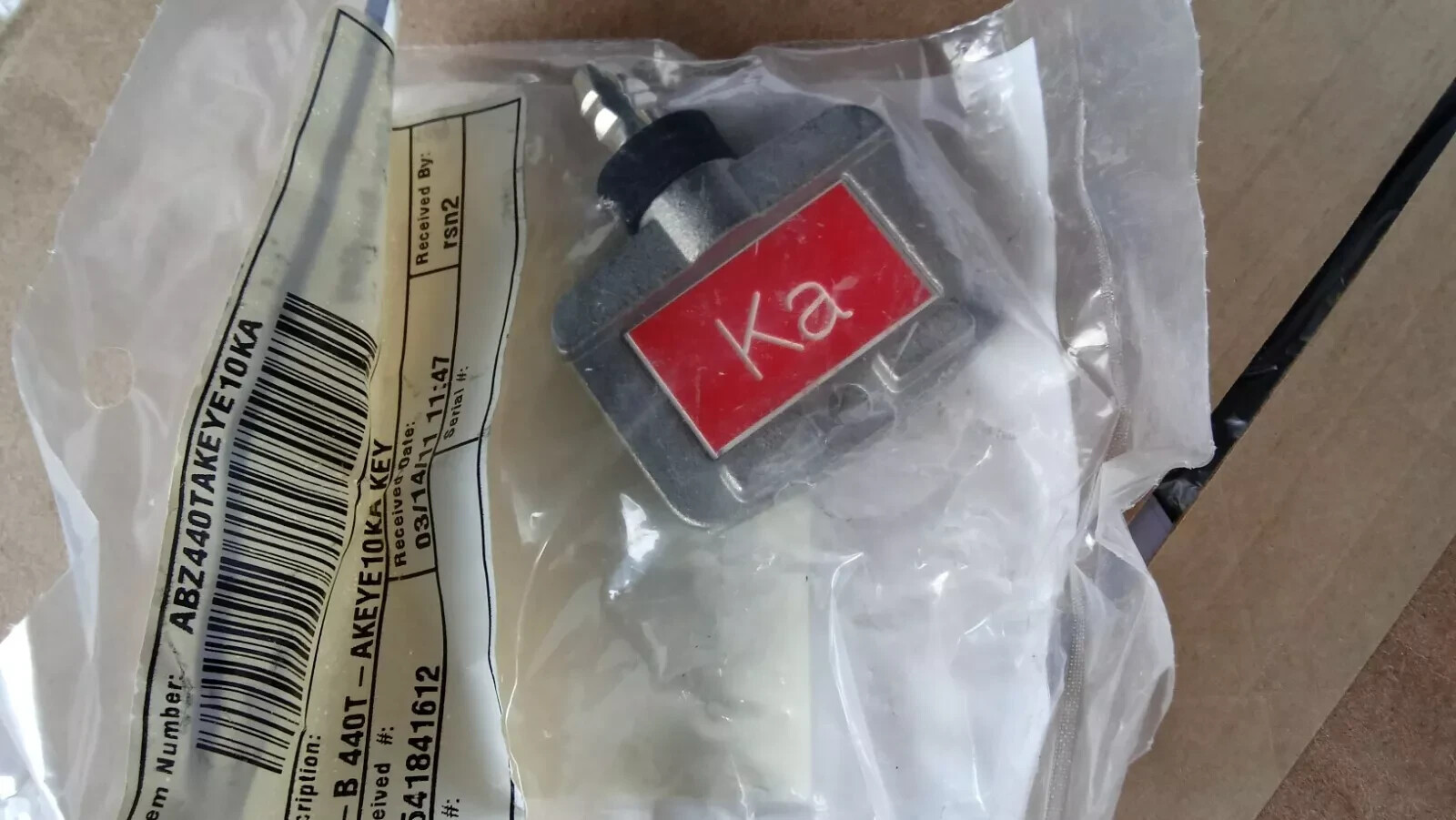 New Allen Bradley 440T-AKEYE10KA 440T-AKEYE10 “Ka” Interlock Key – KEY ONLY