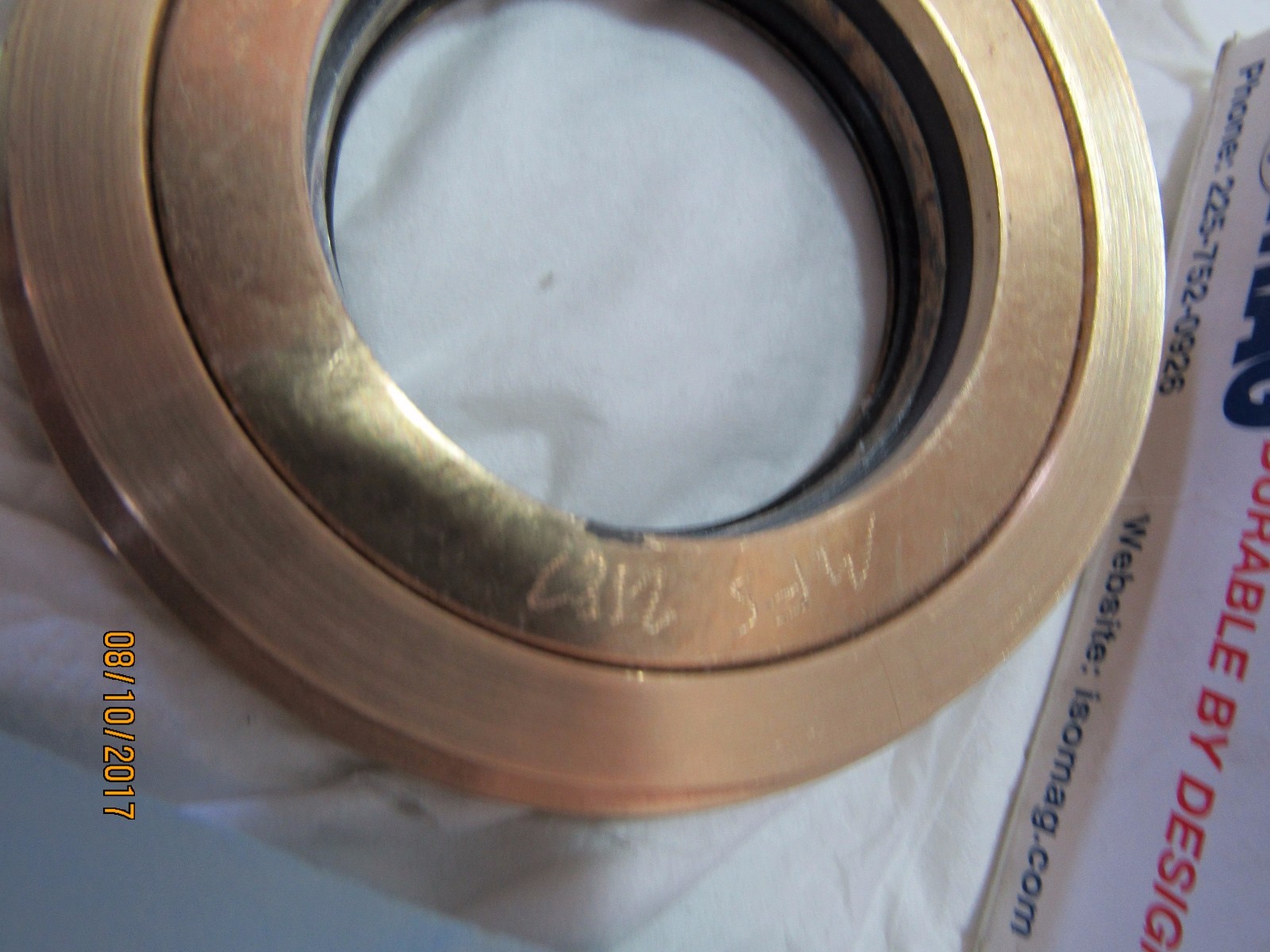 ISOMAG P10000680 TURBINE SEAL 216MS3620 NEW IN BOX