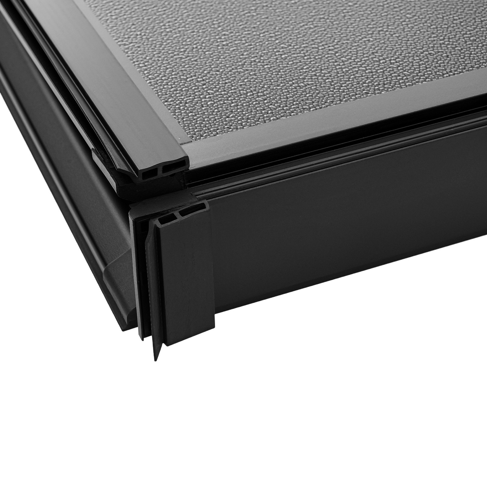 5ft Tri-Fold Hard Tonneau Cover for Nissan Frontier 2005-2026 FRP PP Tailgate