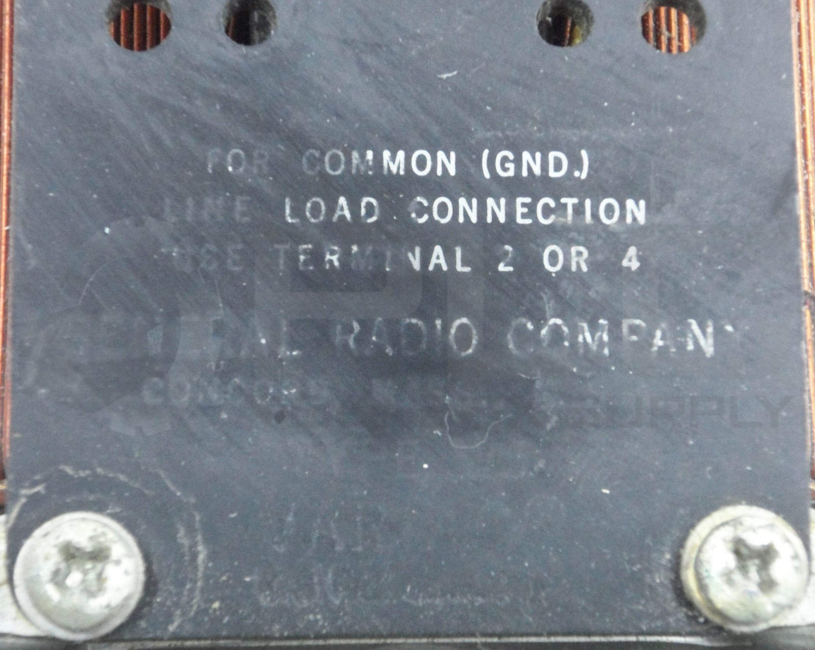 GENERAL RADIO COMPANY TYPE W5 VARIAC VARIABLE CONTROL TRANSFORMER 120V 6A