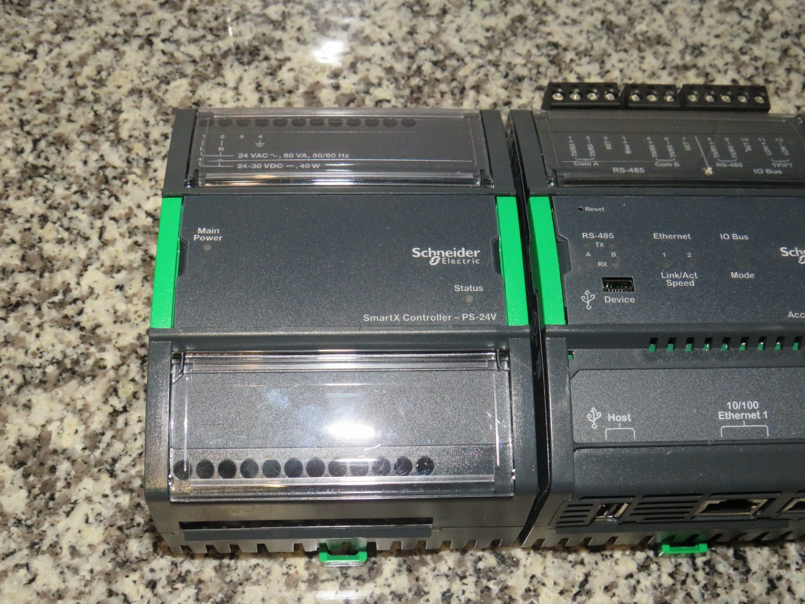 SCHNEIDER ELECTRIC PS-24 SMARTX CONTROLLER TB-PS-W1 BASE, AX-SSC TB-ASP-W1 BASE