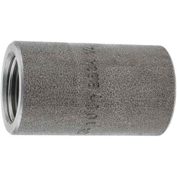 5 Pack Coupling: 1/2″ Forged Carbon Steel, Black Finish, Class 3000