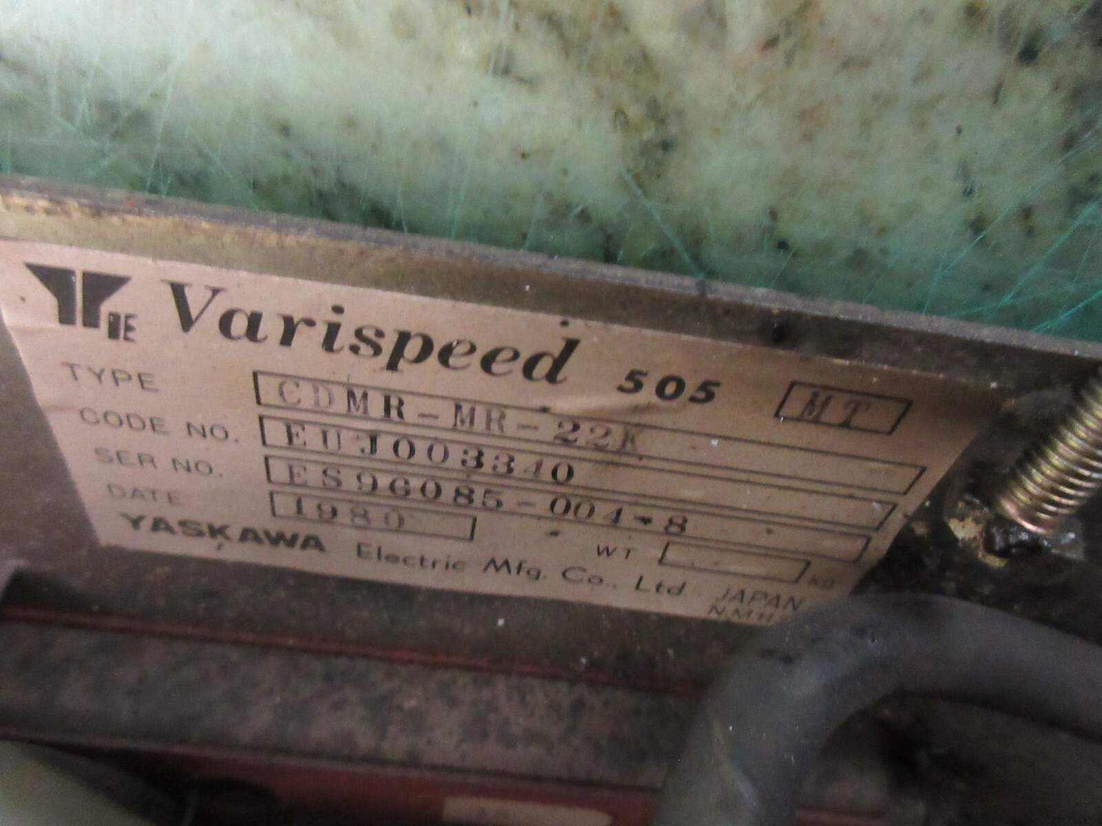 *SPECIAL PRICE* YASKAWA DRIVE 505 CDMR-MR-22K EUJ003340 JPDC-C028 C028 P031