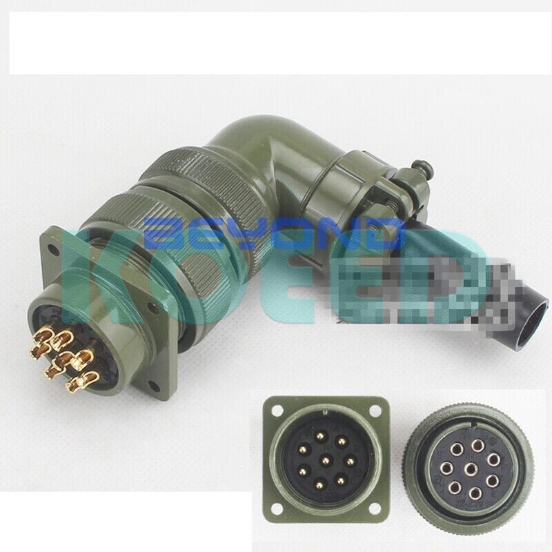 New 8 core connector elbow type ation plug MS3108A-22-23 S/P Plug and socket