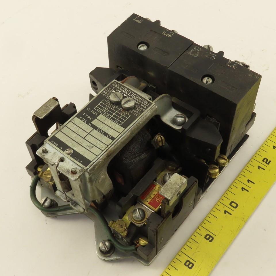 Square D Class 8536 Type SG20B Magnetic Contactor 208/220V Coil