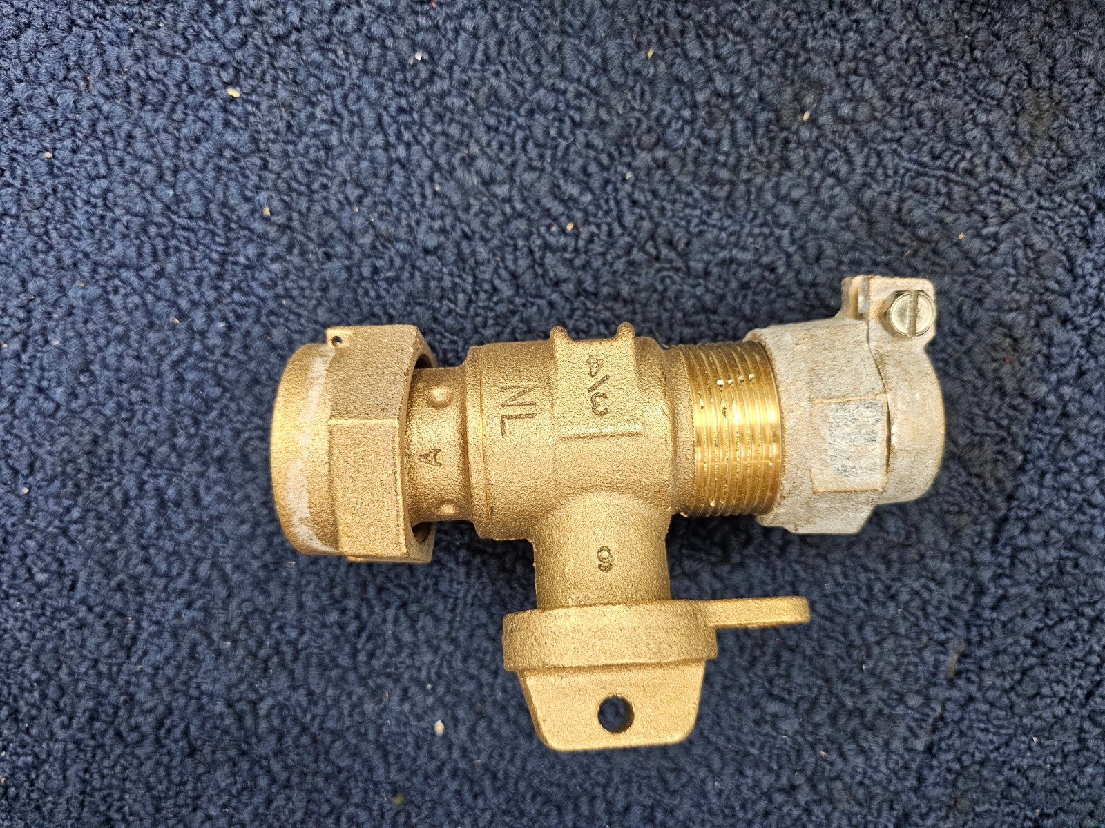 Ford 3/4 NL Stop Brass Ball Meter Valve Replacement Threaded Heavy Duty