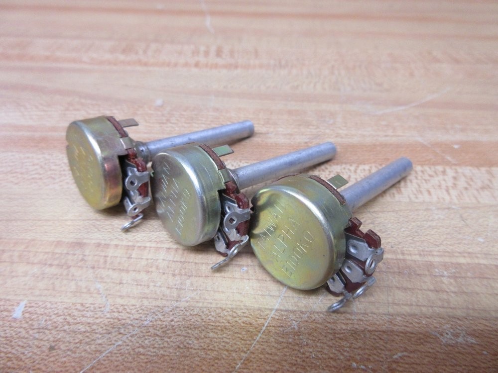 Alpha B100K OHMS Potentiometer B100KΩ (Pack of 3)