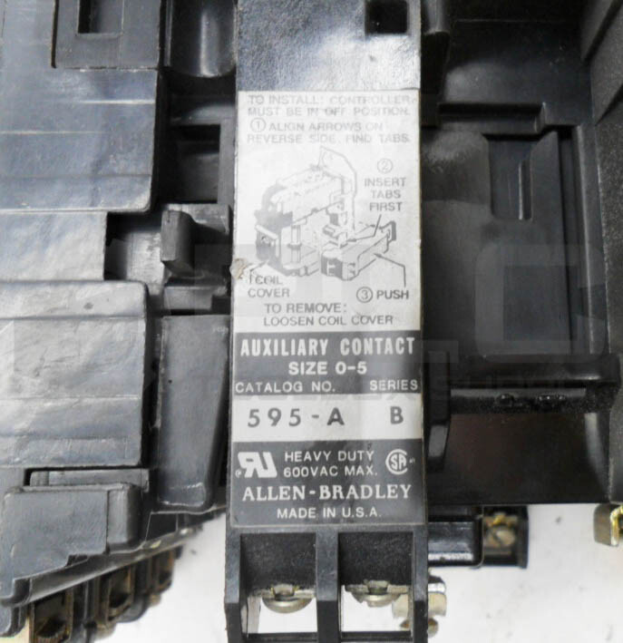ALLEN BRADLEY 509-BOD /B W/ CB236 W/ 42185-800-01 W/ (3) 595-A /B *READ*