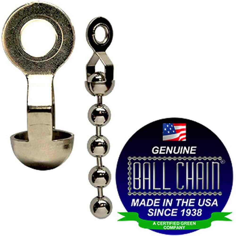 Made in USA 11/16 Inch Long Nickel Plated Brass End Coupling For Trade Size N…