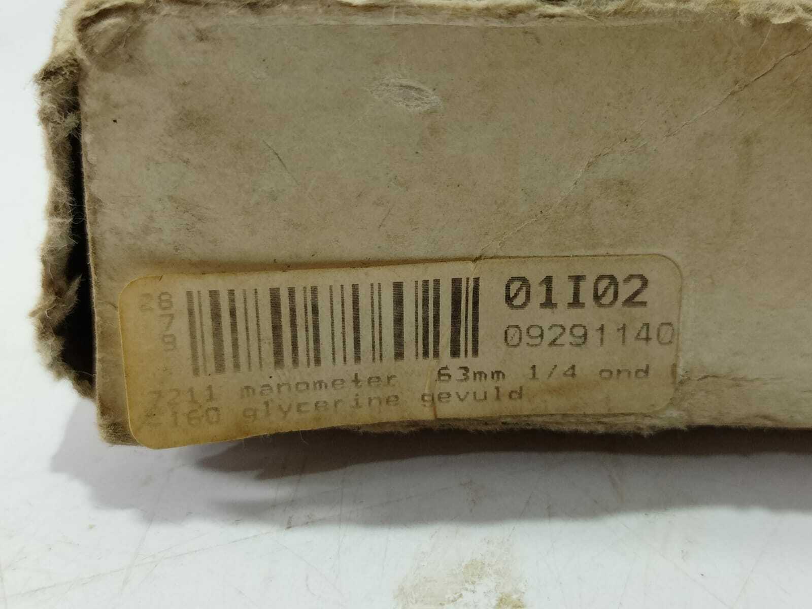 01I02 Gauge 7211 Manometer 0-160Bar EN837-1 63mm – 1/4
