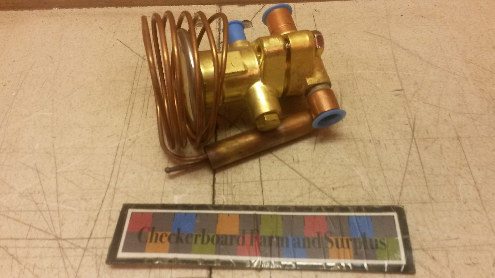 NOS ALCO Thermostatic Expansion Valve TCLE-4-FW 4-Ton -10F to 50F 5/8″ 5′ Tube