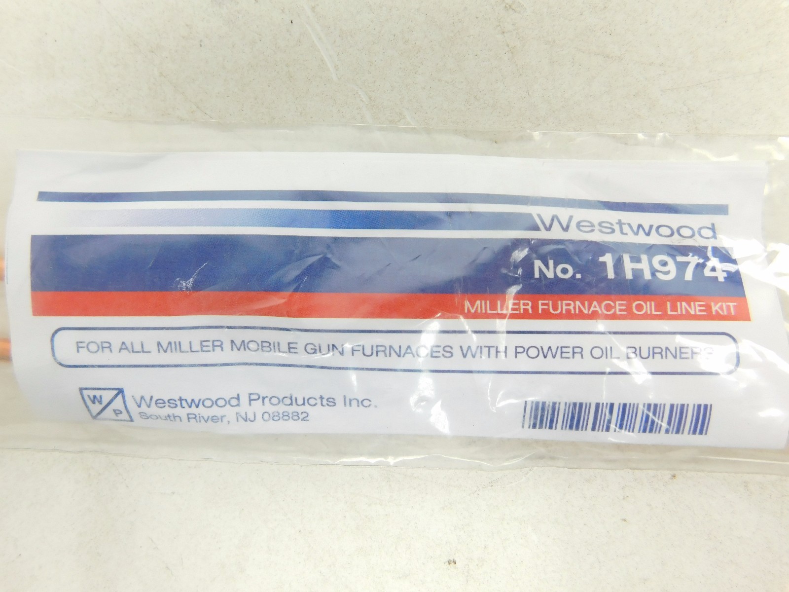 NEW IN PACK! Westwood 1H974 Oil Line Parts Kit (2 Pipes) (2 Fittings) AP