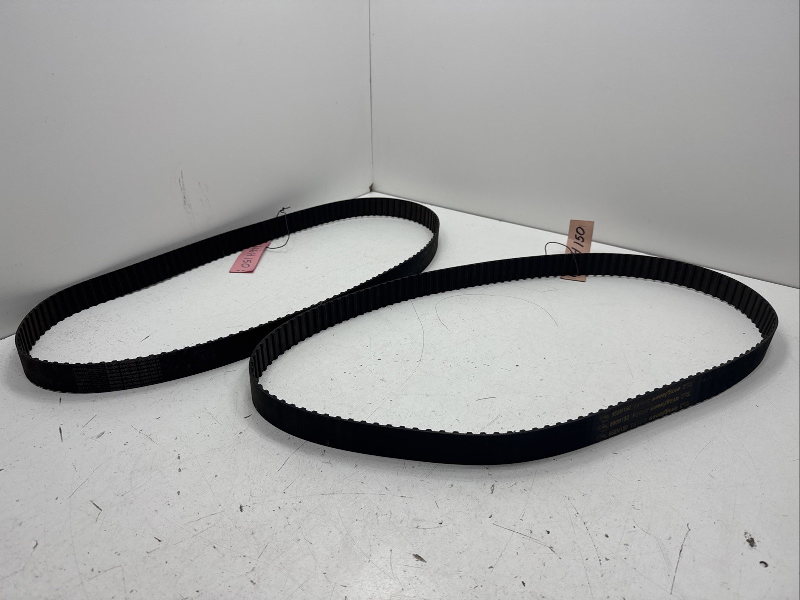 (Qty.2)Goodyear Bando Synchro-link 660H150 , 660-H-150 , 660H-150 , Timing Belts