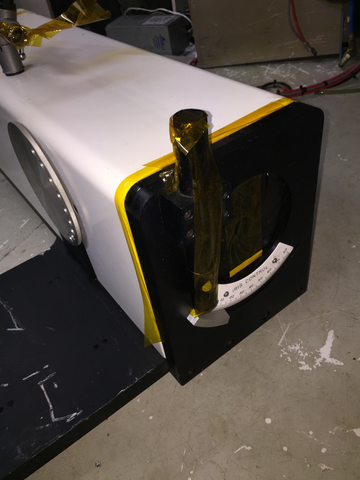 INFRARED INDUSTRIES LARGE LASER BEAM LAB COLLIMATOR OPTICAL INSTRUMENT COMPLETE