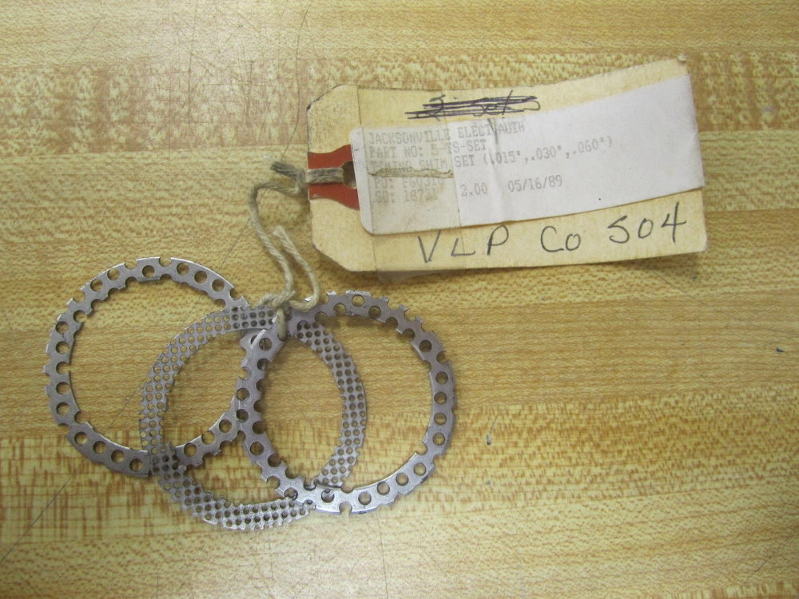 Part 5-TS-SET Timing Shim Set .015 .030 .060″ With Holes
