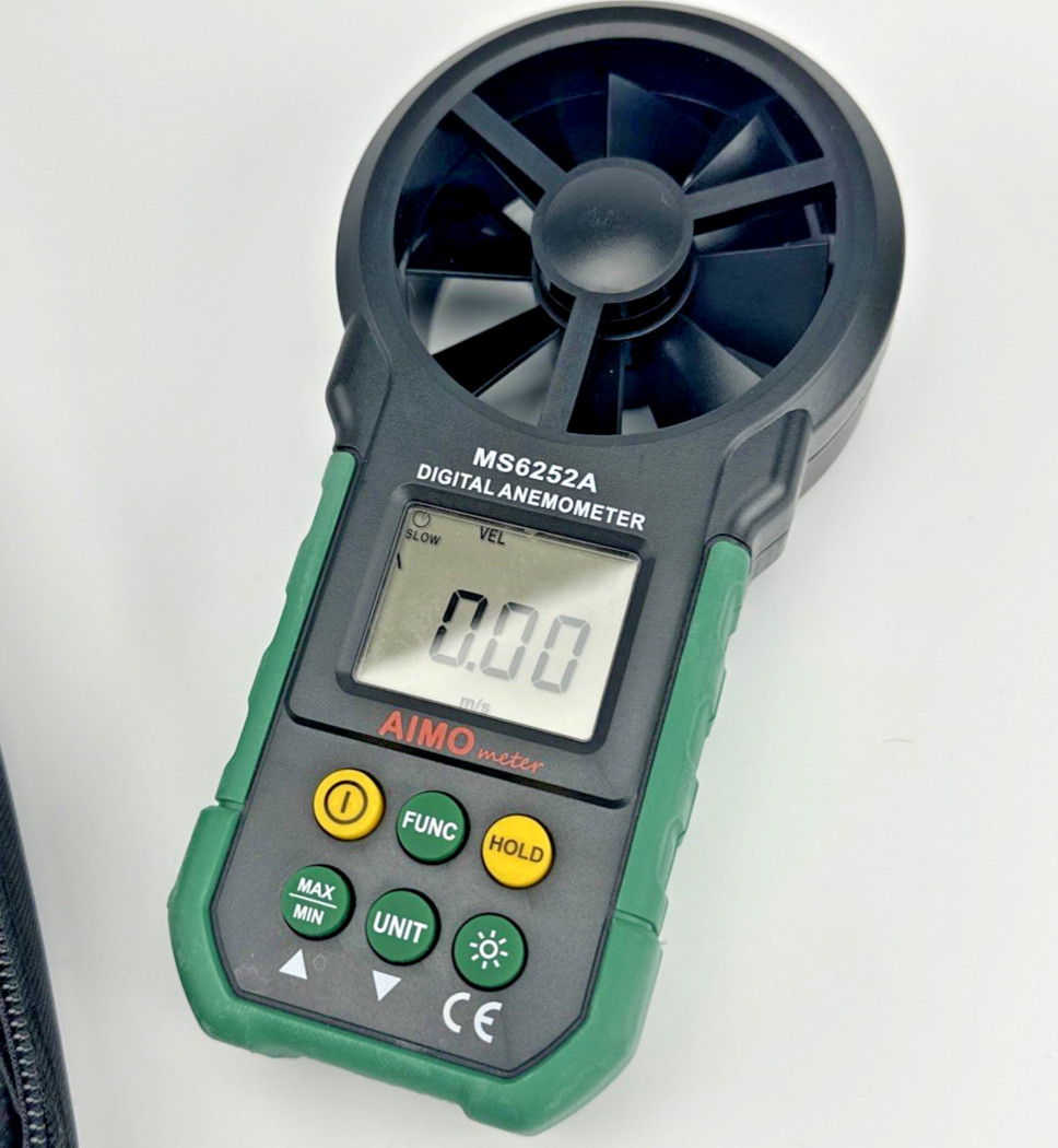 MASTECH MS6252A Digital Anemometer Air Flow Wind Speed Meter