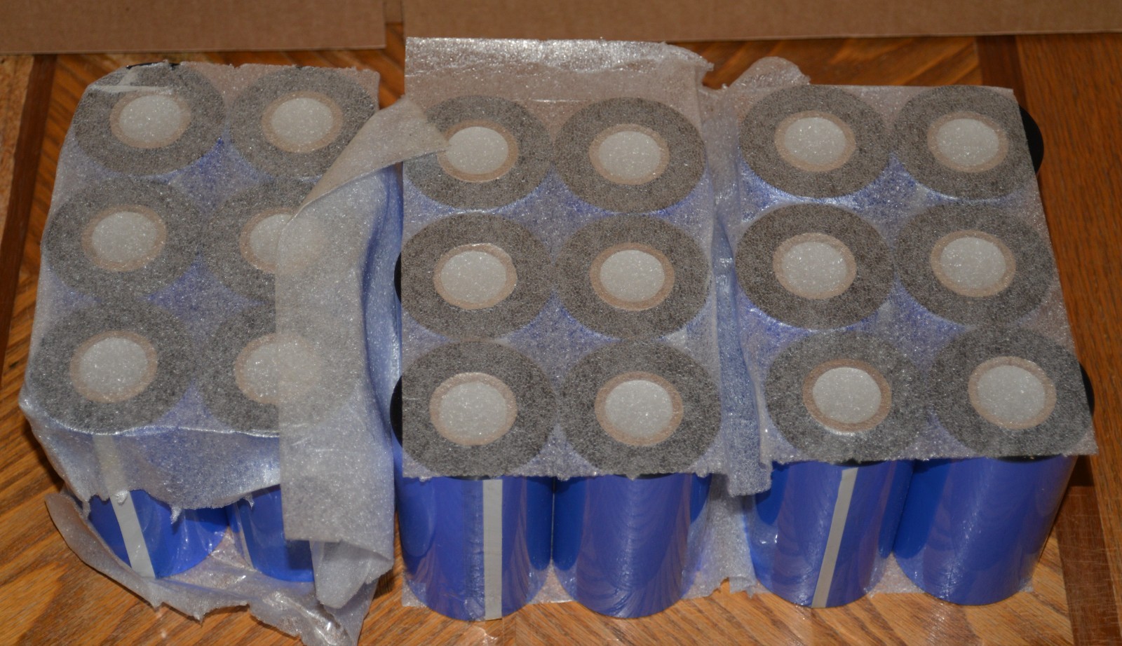 18 rolls 4.33″ x 984′ W90110BOS Wax Ribbon barcode thermal transfer open box