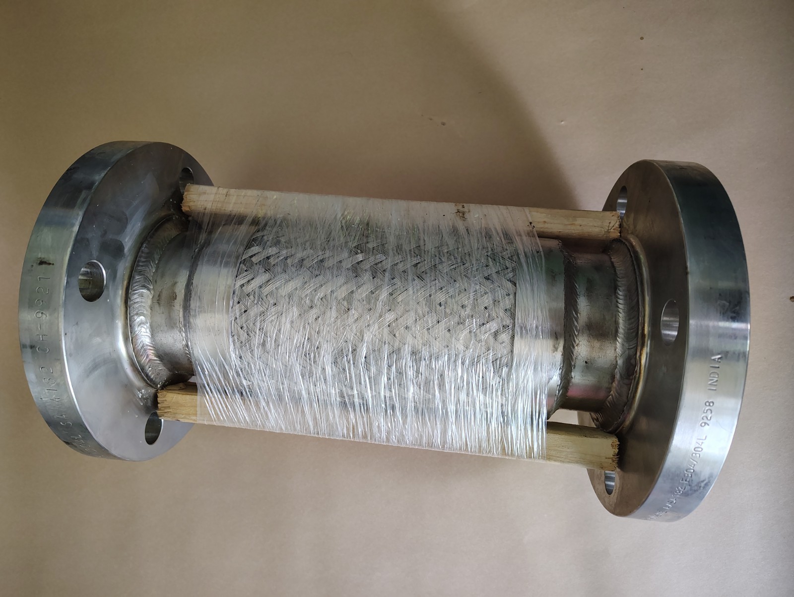 Flanged Stainless Braided Flex Hose Pipe Expansion Joint Indexable 3″ ID x 12″ L