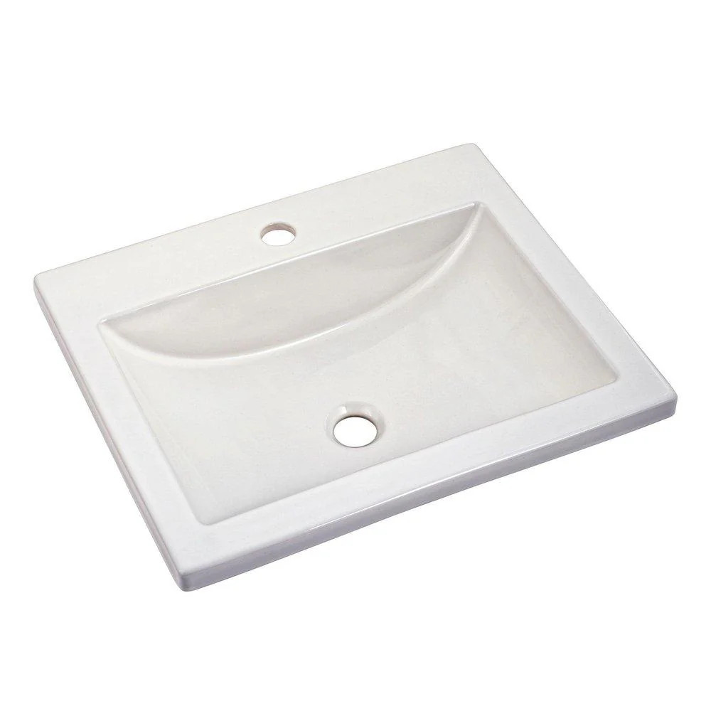 American Standard Studio Drop-in Bathroom Sink 21.25 x 17.75 in. White