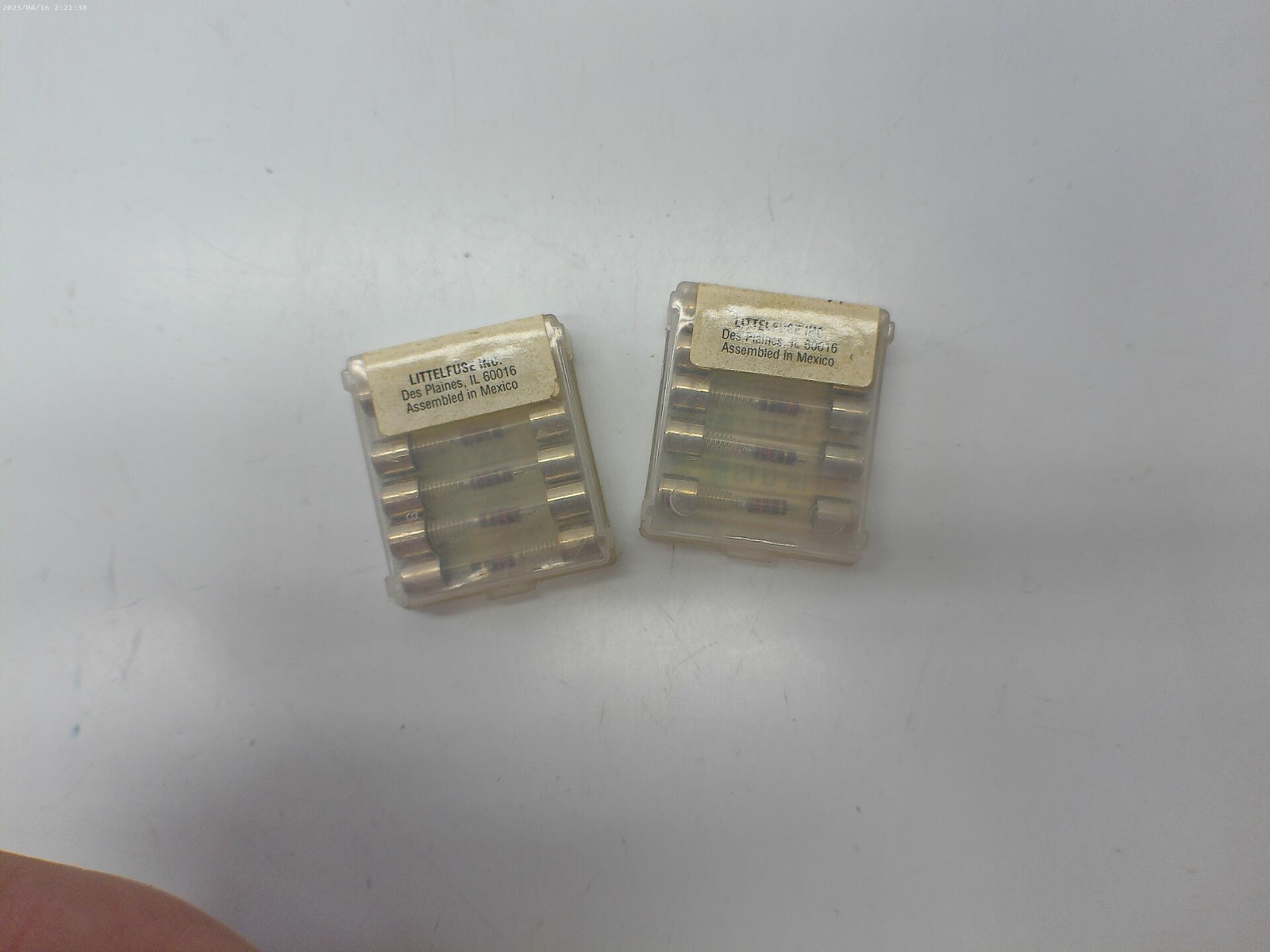LITTELFUSE 3AG-1/32A-313 FUSE LOT OF 2 PKG OF 5 NSMP
