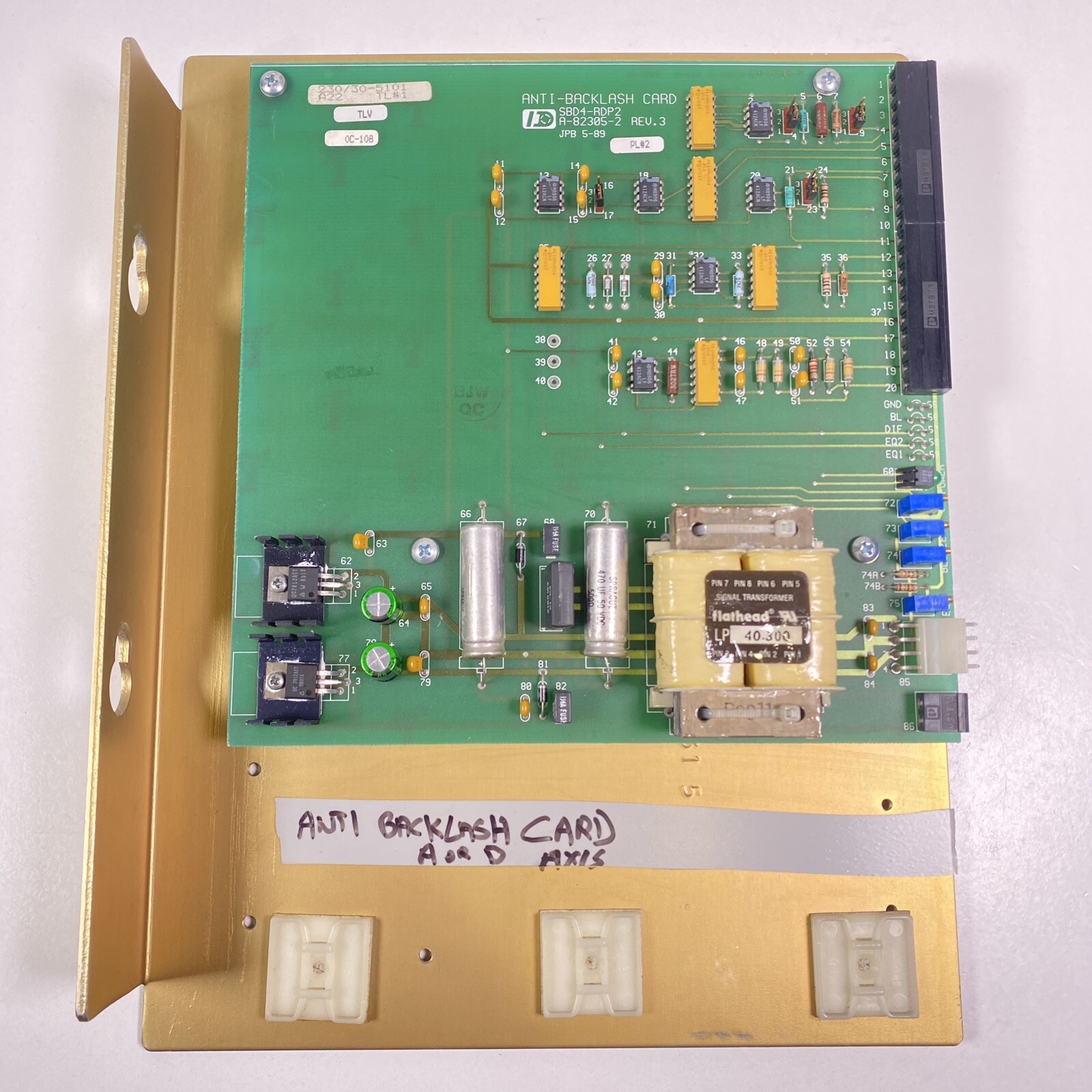 Industrial Drive Anti-Backlash Card By Kollmorgen RDP2-101