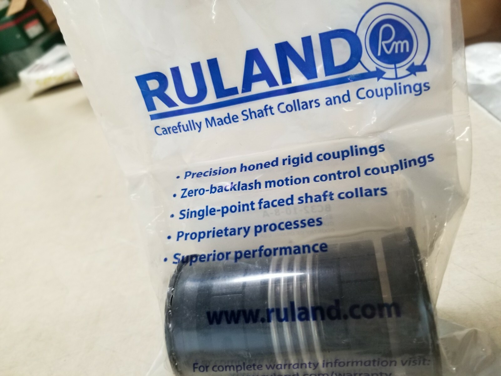 RULAND MANUFACTURING BC32-10-8-A MotionControl Coupling,Clamp,5/8″x1/2″