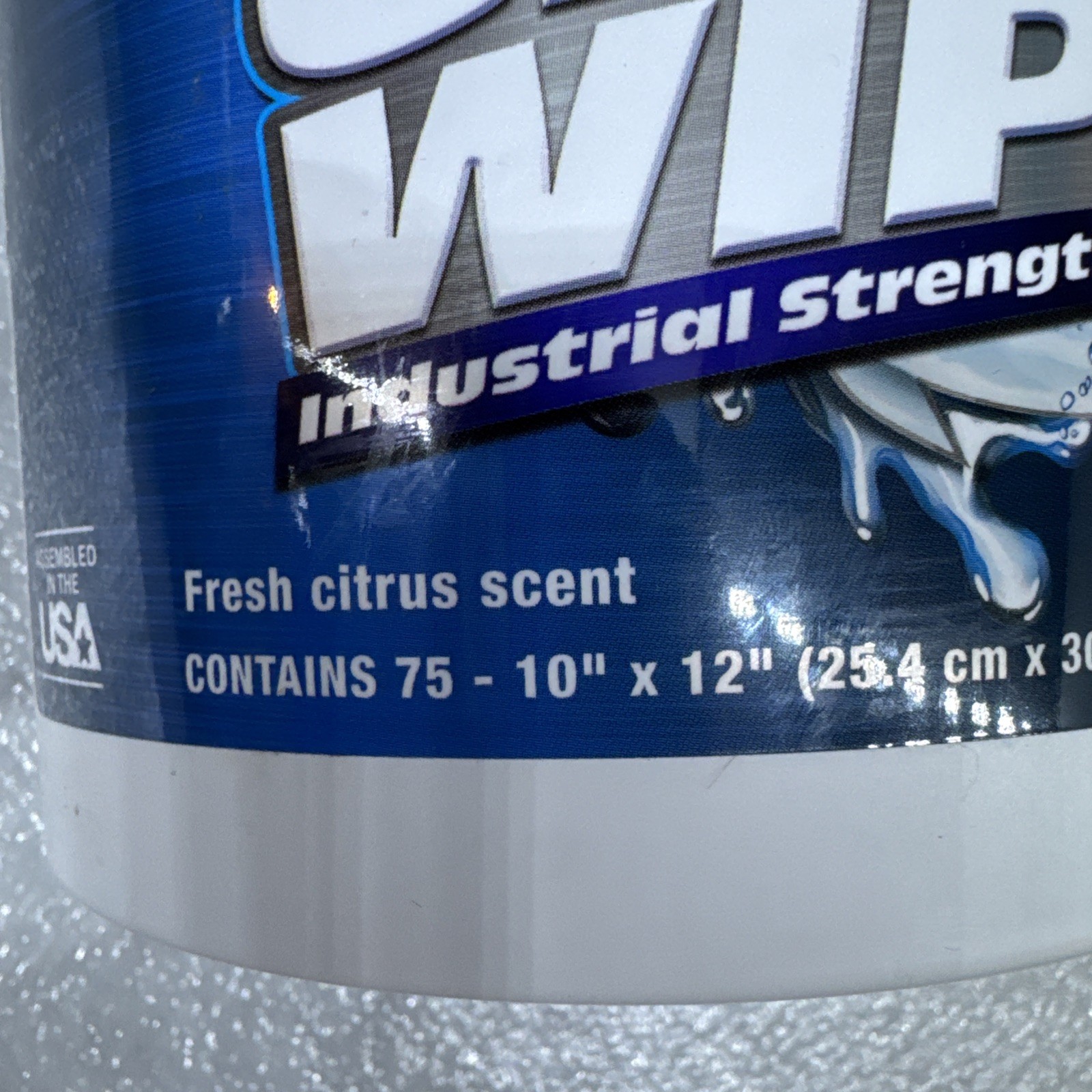 Nu-Calgon 4185-75 Great Wipes Hand Wipes POWER (75 Count) REPLACEMENT MPN