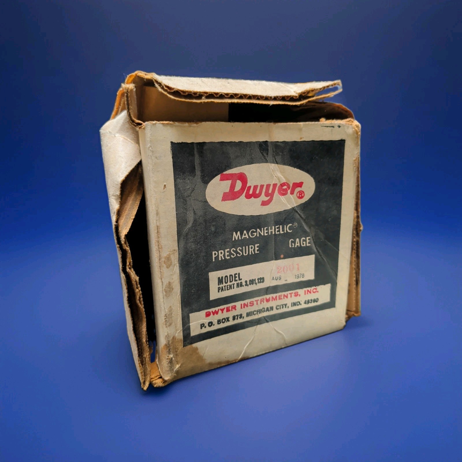 DWYER 2001 With Damaged Box