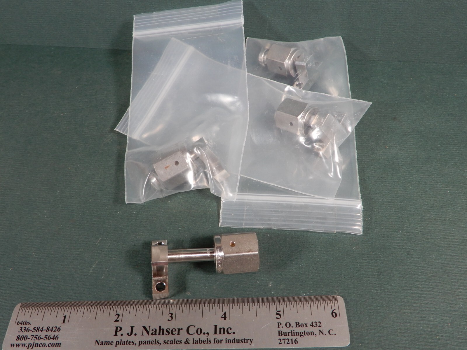 Swagelok VCR 316 RWF & Talon 03-10-0086 SS High Purity Gas Fittings (4) NOS