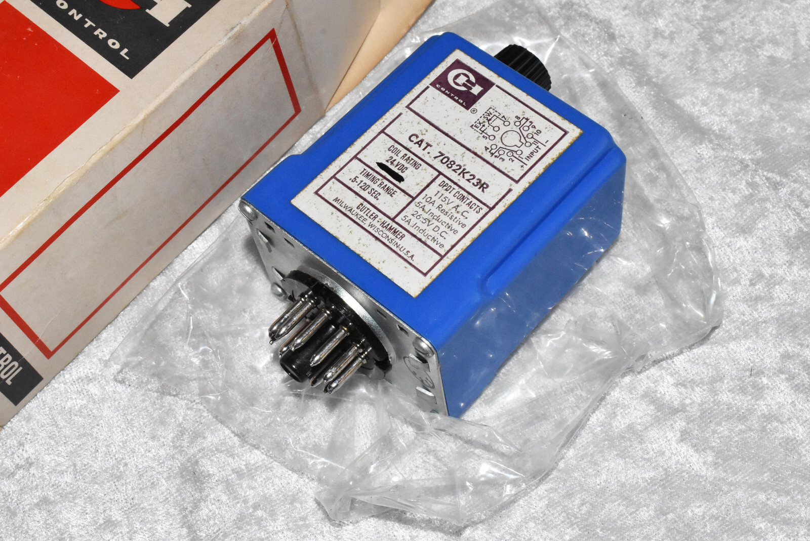 NEW IN BOX CUTLER HAMMER 7082K23R 115VSC 10A 5-120S NSMP NOS ready to ship